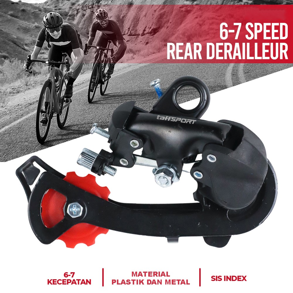 Gambar produk TaffSPORT Apex 6-7 Speed Rear Derailleur - ZT50 - Utama