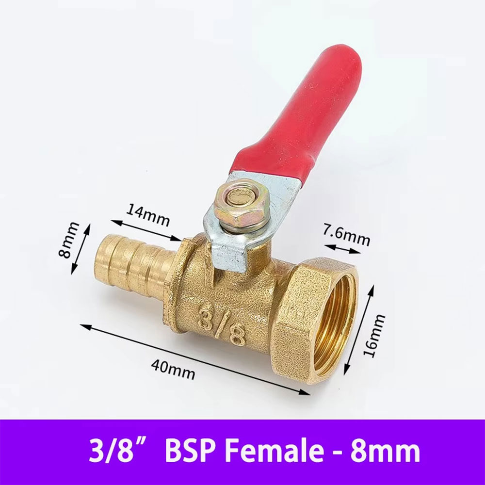 MAX Ball Valve Kuningan Stop Kran Air Nepel Selang Pagoda Brass Iron Female 8mm - DN10 Gambar produk MAX Ball Valve Kuningan Stop Kran Air Nepel Selang Pagoda Brass Iron Female 8mm - DN10 - Kemasan
