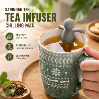 Gambar produk BalmyDays Saringan Teh Tea Filter Infuser Filter Chilling Man - K523