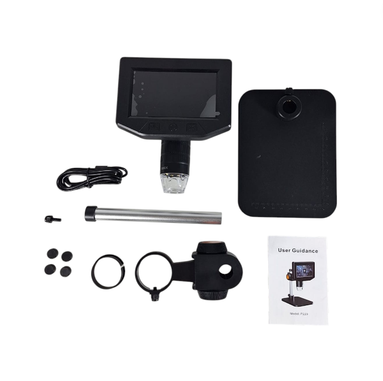 AOERWEI Mikroskop Digital Monitor 1080P 1000x 4.3 Inch 2MP 1800mAh - P220 Gambar produk AOERWEI Mikroskop Digital Monitor 1080P 1000x 4.3 Inch 2MP 1800mAh - P220 - 8