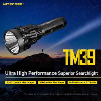 Gambar produk NITECORE Senter LED Luminus SBT-90 Gen2 Waterproof IP68 5200 Lumens - TM39