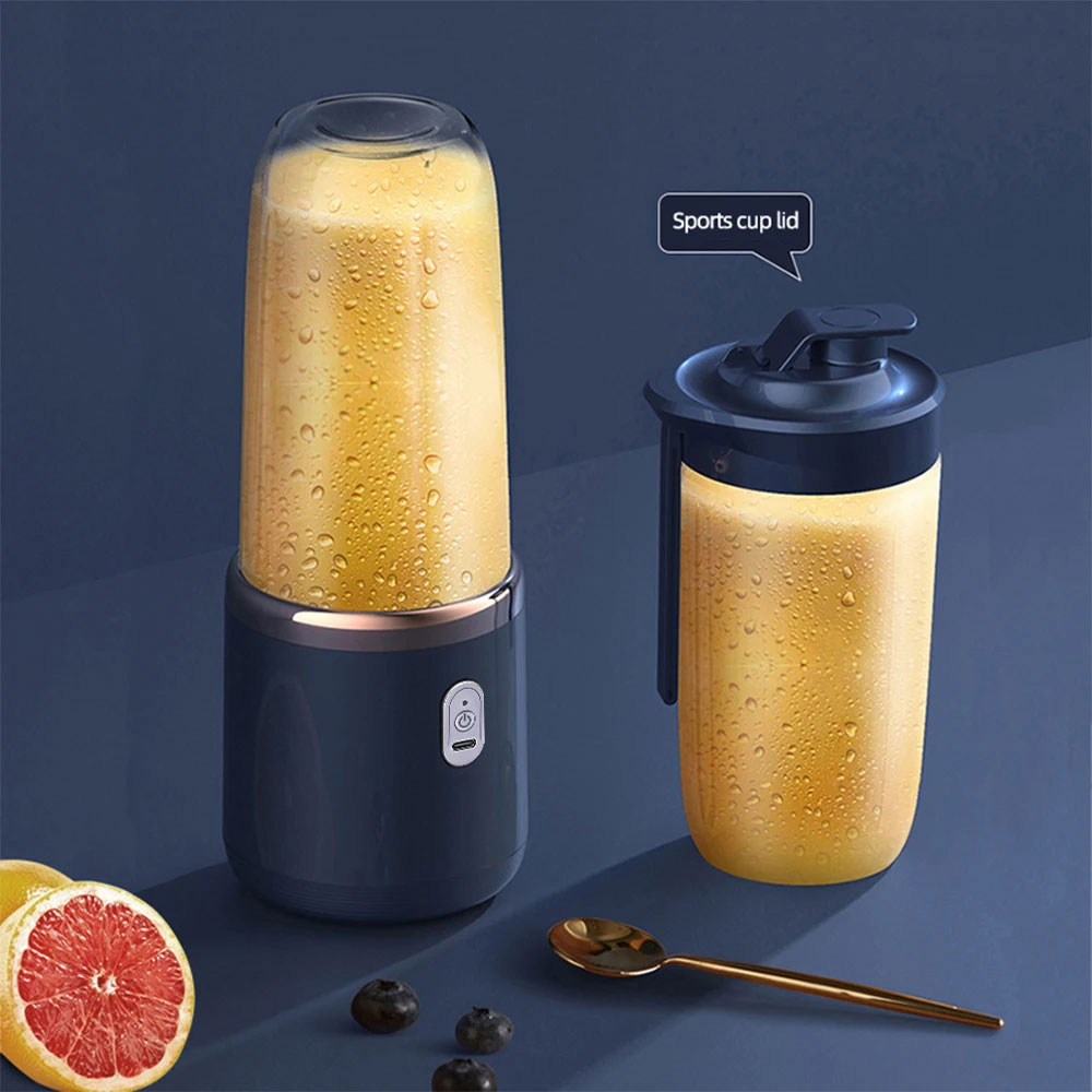 KAL Blender Portable Mini Juicer Buah 6 Pisau 40W 1200mAh 400ml - YE-07 Gambar produk KAL Blender Portable Mini Juicer Buah 6 Pisau 40W 1200mAh 400ml - YE-07 - 1