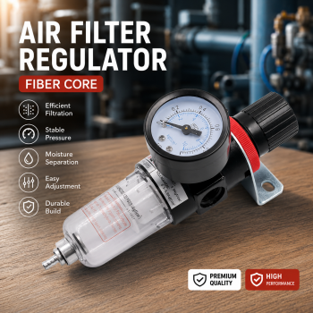 Ruilo Air Filter Regulator Pneumatic Saringan Kompresor Angin G1/4 - AFR-2000