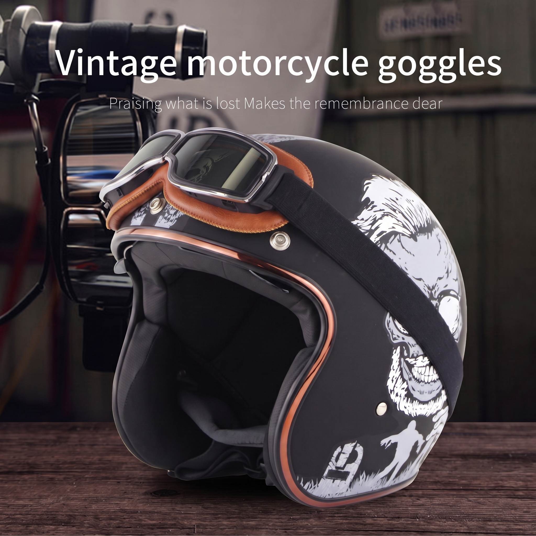 Herorider Kacamata Goggles Classic Harley UV Protection - 812 Gambar produk Herorider Kacamata Goggles Classic Harley UV Protection - 812 - 3