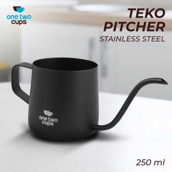 Gambar produk One Two Cups Teko Kopi Leher Angsa Gooseneck Pour Over Drip Kettle 250ml - AA049