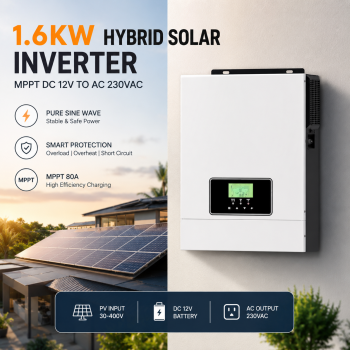 Gambar produk Victor Solar Inverter Controller Off-Grid MPPT DC 12V to AC 230V 1.6KW - NML-2000-12