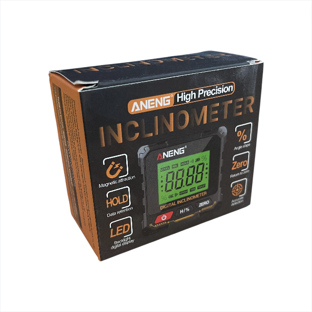 ANENG Inclinometer Digital Rechargeable Alat Ukur Kemiringan Magnetik - RN02 Gambar produk ANENG Inclinometer Digital Rechargeable Alat Ukur Kemiringan Magnetik - RN02 - Kemasan