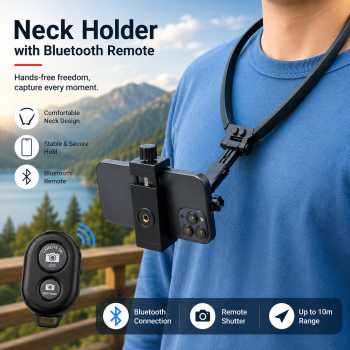 VAMSON Neck Holder Mount Bluetooth Remote Kalung Leher GoPro - VP446