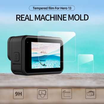 TELESIN Tempered Glass Protective Film 2.5D Arc for GoPro Hero 13 - S6-FLM-07-TGP