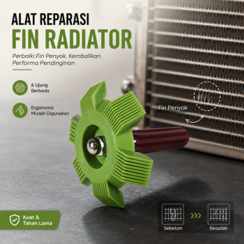 Gambar produk JGZUI Alat Reparasi Fin Radiator Condenser Repair Comb Straightener - C6