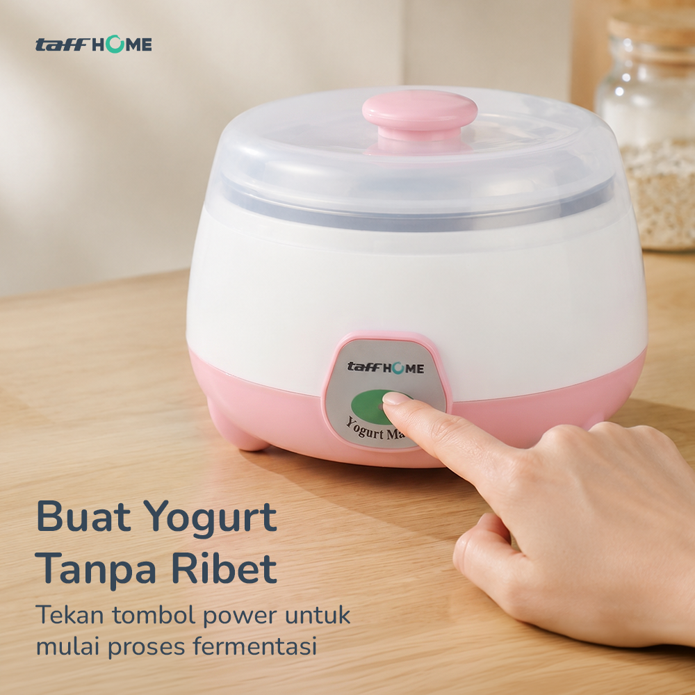 Gambar produk TaffHOME Mesin Pembuat Yogurt Maker Electric Portable 15W 1L - PA-12D - 2