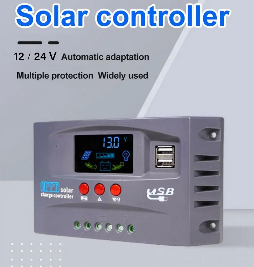 SolaBright Solar Charge Controller MPPT 2 USB Automatic 12V/24V 30A - HXC3 Gambar produk SolaBright Solar Charge Controller MPPT 2 USB Automatic 12V/24V 30A - HXC3 - 6