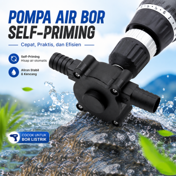 Gambar produk BENGU Pompa Air Bor Self-Priming Electric Drill Water Pump - JET101