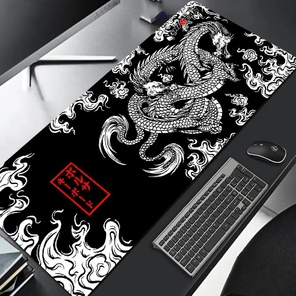 Gambar produk TaffGEAR Mouse Pad Gaming Japanese Dragon Desk Mat 900x400x3mm - M34 - 5