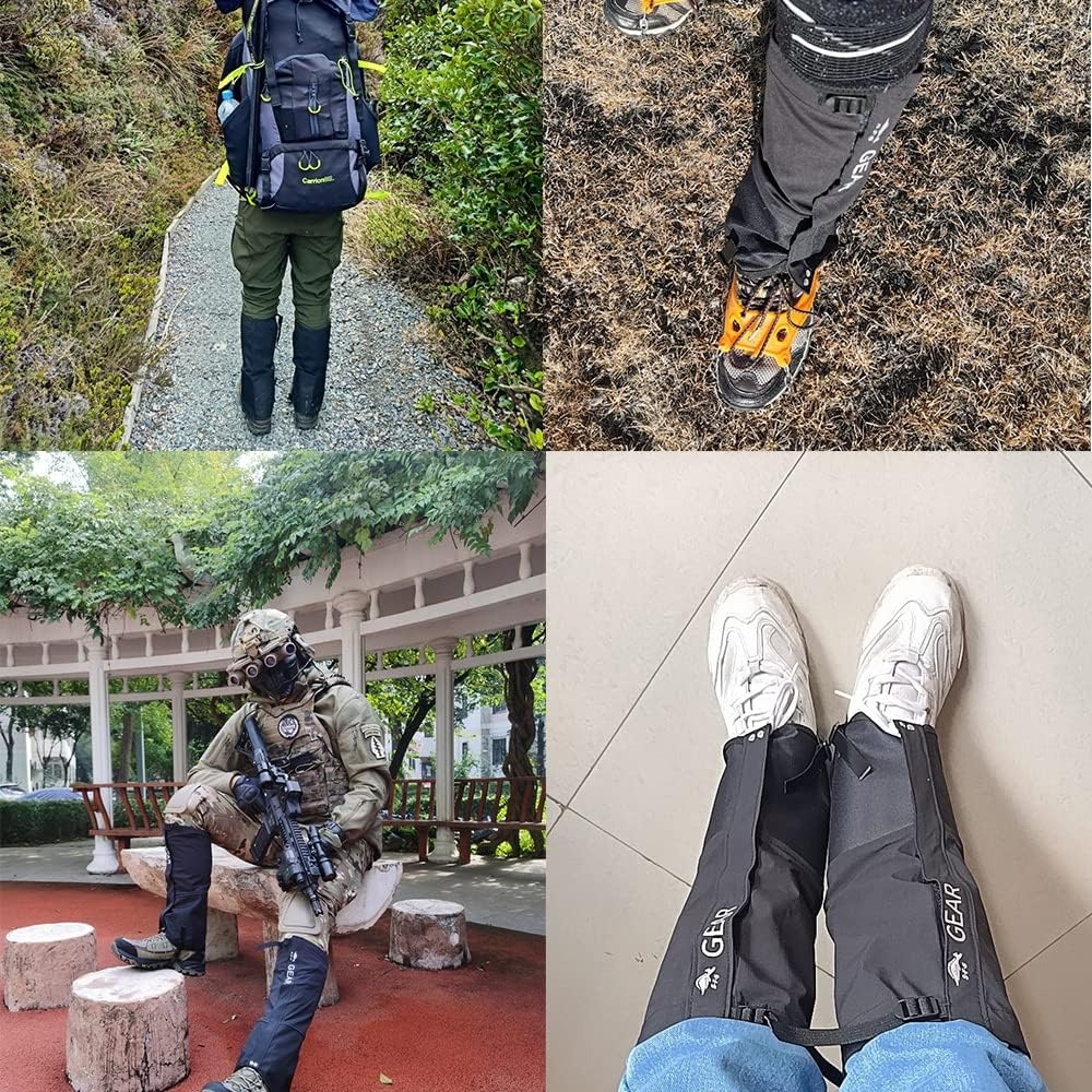 LAYCEES Gaiter Pelindung Kaki Sepatu Hiking Waterproof Breathable - S-350 Gambar produk LAYCEES Gaiter Pelindung Kaki Sepatu Hiking Waterproof Breathable - S-350 - 6