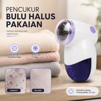 Feile Pencukur Bulu Halus Pakaian Lint Remover Electric Cloth Fabric - PLR2024