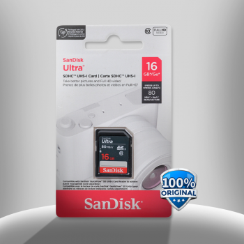 SanDisk Ultra SDHC UHS-I Class 10 SD Card (80MB/s) - SDSDUNS-GN3IN