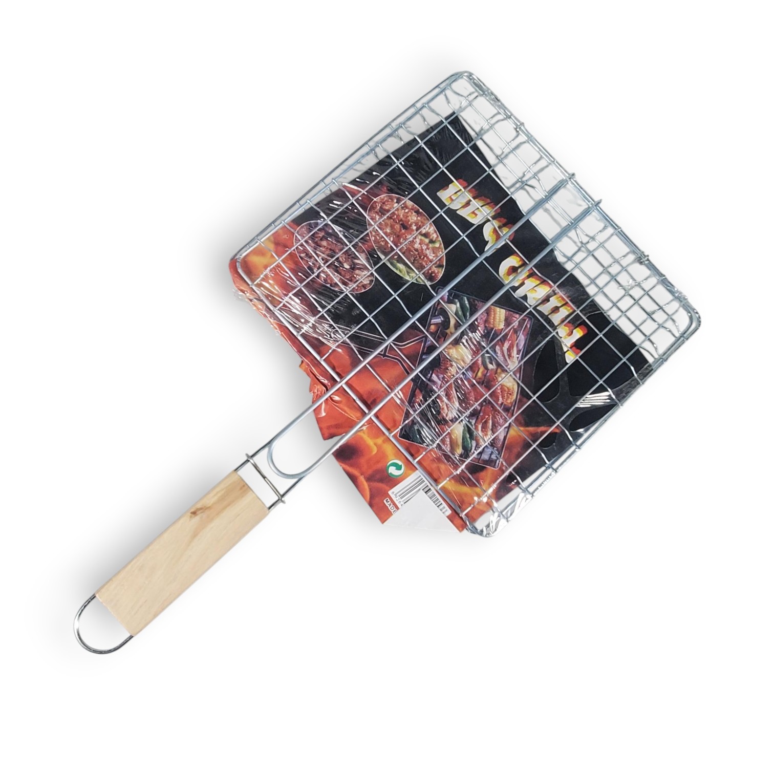 Januel Jepitan Panggang Barbecue Net Foldable Grilling Portable BBQ - Jn59 Gambar produk Januel Jepitan Panggang Barbecue Net Foldable Grilling Portable BBQ - Jn59 - Kemasan