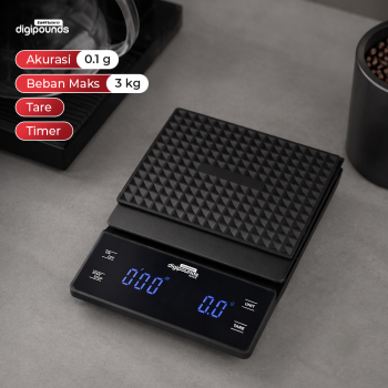 Gambar produk Taffware Digipounds Timbangan Kopi Digital Coffee Scale 0.1-1g 3kg - EK6002