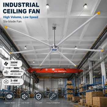 SOVE Titan Kipas Angin Gantung Plafon Industrial Fan HLVS 300W 220V 3M - BM-300
