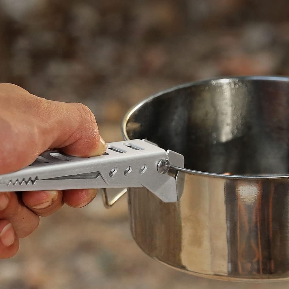 Tehaux Penjepit Panci Camping Pot Gripper Aluminium Alloy Clip - HW041 Gambar produk Tehaux Penjepit Panci Camping Pot Gripper Aluminium Alloy Clip - HW041 - 5