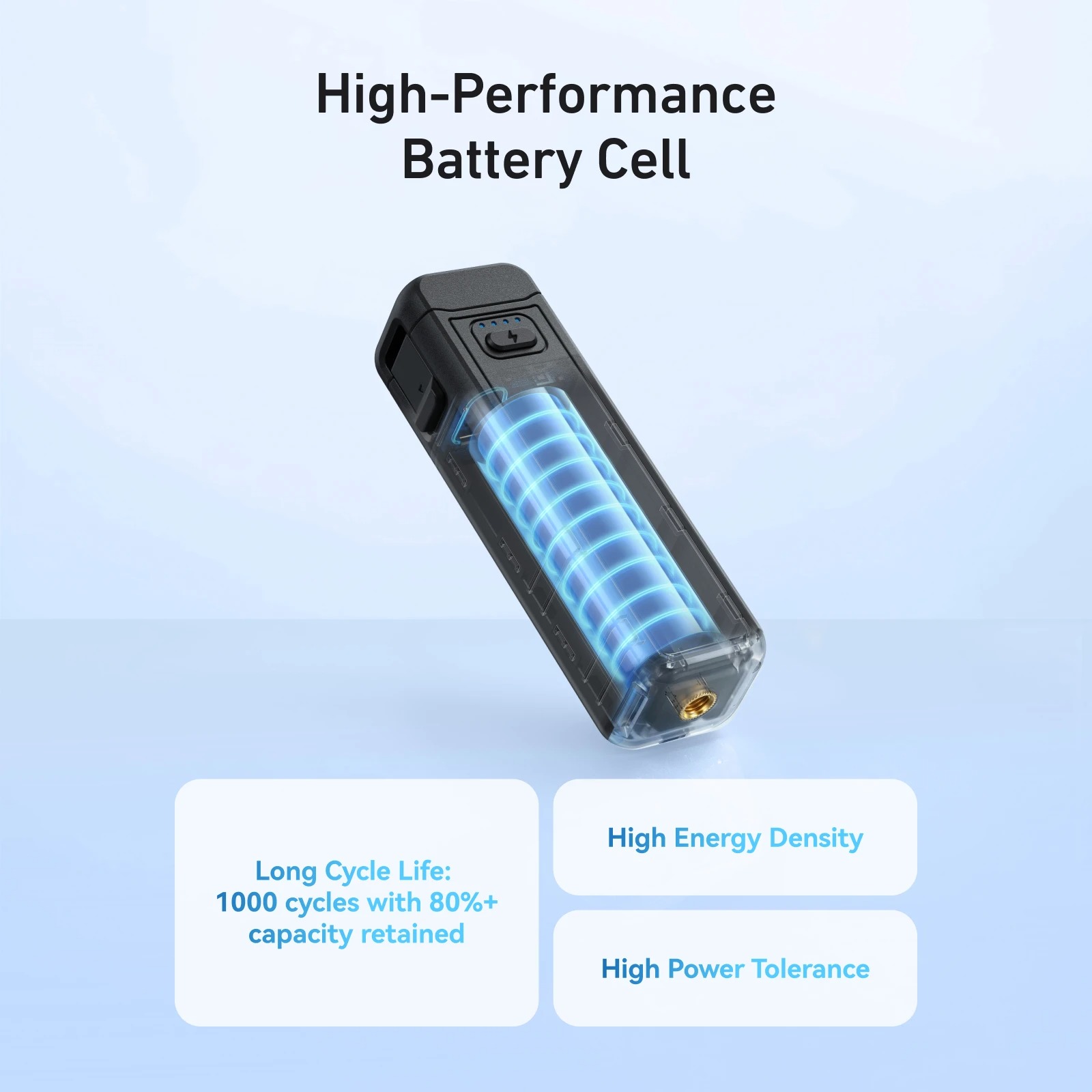 Gambar produk TELESIN Battery Handle DJI Osmo Pocket 3/4 NTC Sensor 5000mAh - S0-BCG-46-TDJ - 2