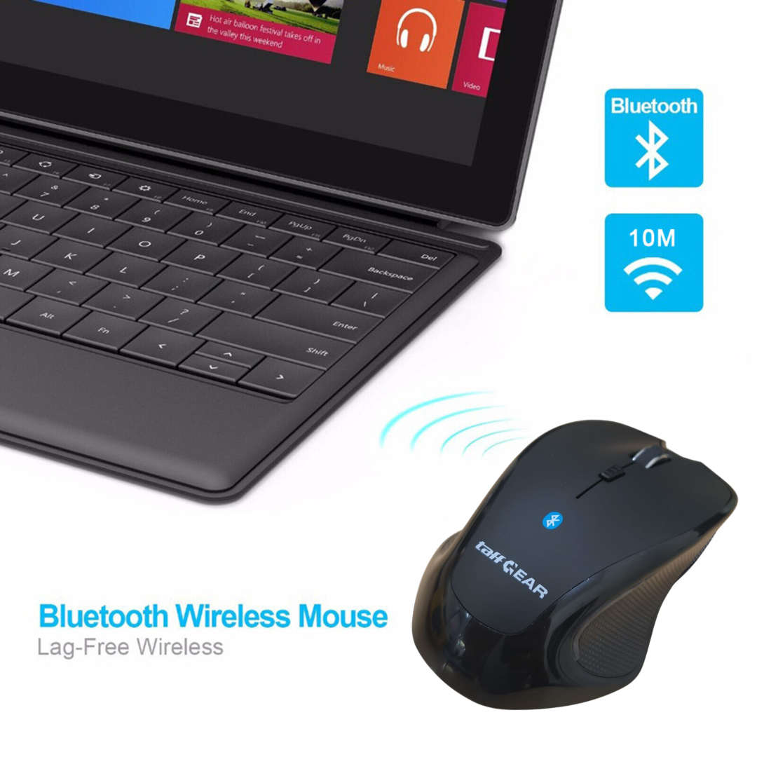 Gambar produk TaffGEAR Mouse Bluetooth Wireless Optical Ergonomic 6 Key 1600DPI - M9000 - 5