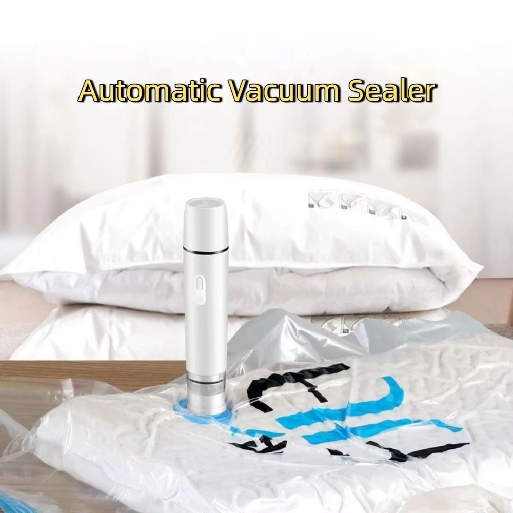 Go Pompa Vacuum Udara Pakaian Serbaguna Sealer Portable 60 kPa 800 mAh - HK-K06 Gambar produk Go Pompa Vacuum Udara Pakaian Serbaguna Sealer Portable 60 kPa 800 mAh - HK-K06 - 3