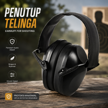 TAC Penutup Telinga Earmuff Headphone Taktis for Shooting - TAC36