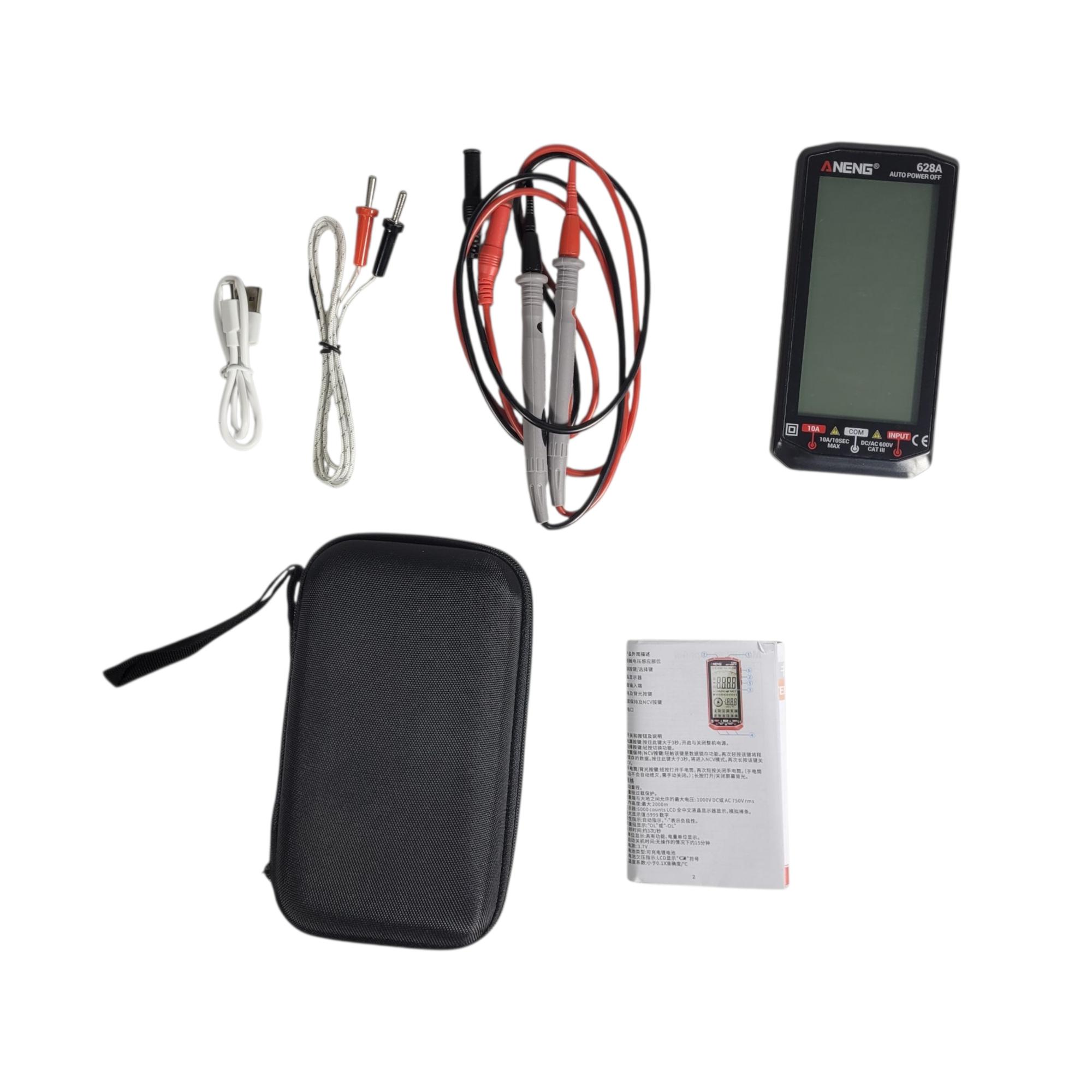 ANENG Digital Multimeter Tester Rechargeable Large Screen 6000 Counts - 628A Gambar produk ANENG Digital Multimeter Tester Rechargeable Large Screen 6000 Counts - 628A - 7
