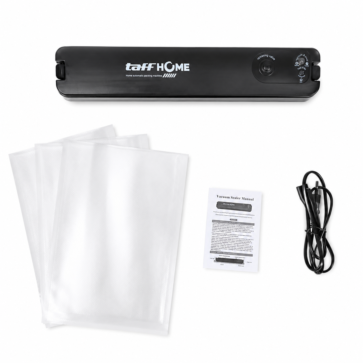 Gambar produk TaffHOME Alat Vakum Makanan Vacuum Sealer Packaging Machine with Bag - YQ-688 - 8
