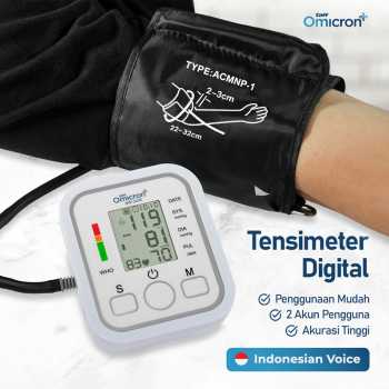 Gambar produk TaffOmicron Tensimeter Digital Pengukur Tekanan Darah Indonesia Voice - BW-3205