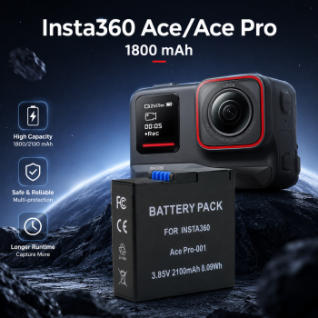 YUBOLI Baterai Kamera Insta360 Ace Pro Replacement Battery 2100mAh - YB385