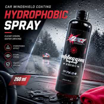 COMIFOD Car Windshield Coating Hydrophobic Anti Fogging 260 ml - Black
