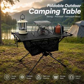 NAN Meja Lipat Outdoor Piknik Camping Tactical Portable 59x39x38cm - TX150