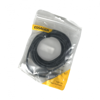 Gambar produk ESSAGER Kabel Data Type C to Type C Fast Charging PD QC 3.1 5A 240W 2M - ES-X81 - Kemasan