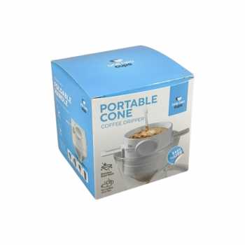 Gambar produk One Two Cups Filter Penyaring Kopi Portable Cone Coffee Dripper - F-402 - Kemasan