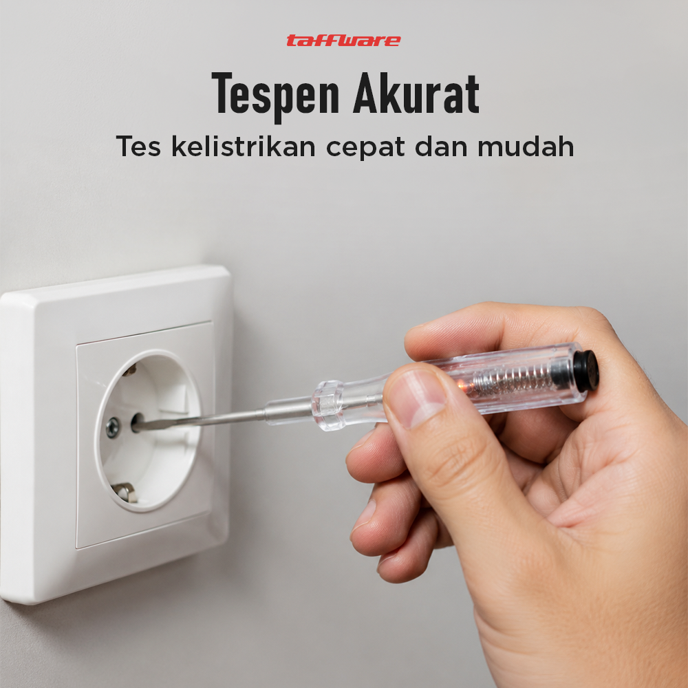 Gambar produk Taffware Tool Kit Set Perkakas Rumah Obeng Tang Cutter Kunci L 12in1 - KS-011 - 4