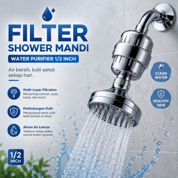 TaffHOME Water Purifier Filter Saringan Shower Mandi - SF220