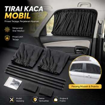 Pelindung Panas Tirai Tabir Surya Kaca Mobil Car Curtain Anti UV - PDUC-70