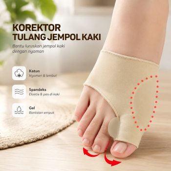 Gambar produk Welnove Sleeve Korektor Tulang Jempol Bunion Hallux Orthotics - CSQ1408