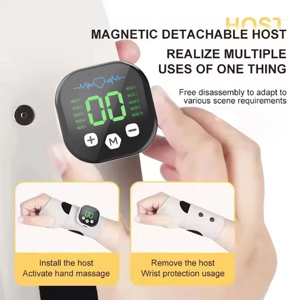 Te EMS Alat Terapi Tangan Elektrik Wrist Massager 29 Level 10 Mode - CH-1010 Gambar produk Te EMS Alat Terapi Tangan Elektrik Wrist Massager 29 Level 10 Mode - CH-1010 - 5