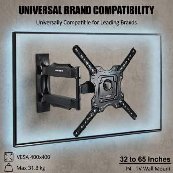 Gambar produk Taffware Bracket TV Telescopic VESA 400x400 for 32-65 Inch TV - P4