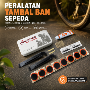 Gambar produk Reumofands Peralatan Portable Tambal Ban Sepeda - RM21388