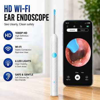 BYS Kamera Pembersih Telinga Korek Kuping Endoscope HD WiFi - Y24