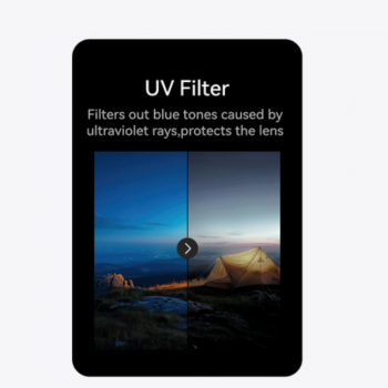 Gambar produk TELESIN Lens Camera Filter UV 1/4 Magnetic iPhone 17 Series - P5-FLT-013 - 1