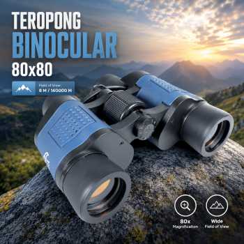 TaffSPORT Teropong Binocular Telescope Outdoor 80x36 - BC-BR-07