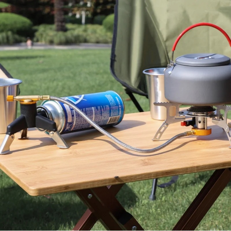 Homgee Adaptor Gas Camping Dudukan Tripod Lipat Self Lock Portable - TK-10 Gambar produk Homgee Adaptor Gas Camping Dudukan Tripod Lipat Self Lock Portable - TK-10 - 2