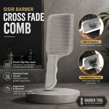 Gambar produk Slyz Sisir Barber Cross Border Men Hair Fade Comb - SLYZ-4