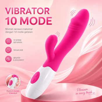 HEONYIRY Alat Pijat Tubuh Vibrator Elektrik Safe Silicone 10 Getaran - S002